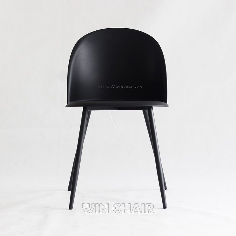 Ghế Nhựa Hiện Đại Pou Chair WC262 - Mặt Nhựa PP Đúc Nguyên Khối - Khung Chân Sắt Sơn Tĩnh Điện