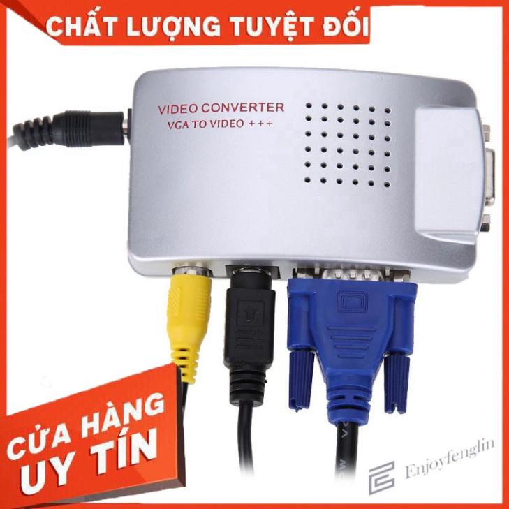 BỘ CHUYỂN VGA RA AV + SVIDEO ARIGATO Đảm Bảo Chất Lượng