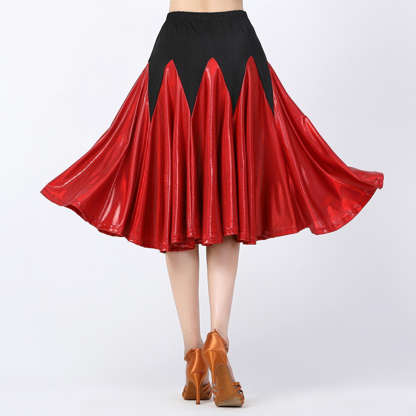Ballroom Dance Skirts Party Cha Cha Dress Square Dancing Costume Big Swing Skirts