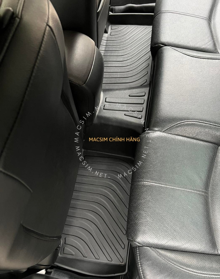 Hình ảnh Thảm lót sàn xe ô tô Mazda 3 2019+ (sd) Nhãn hiệu Macsim chất liệu nhựa TPE cao cấp màu đen