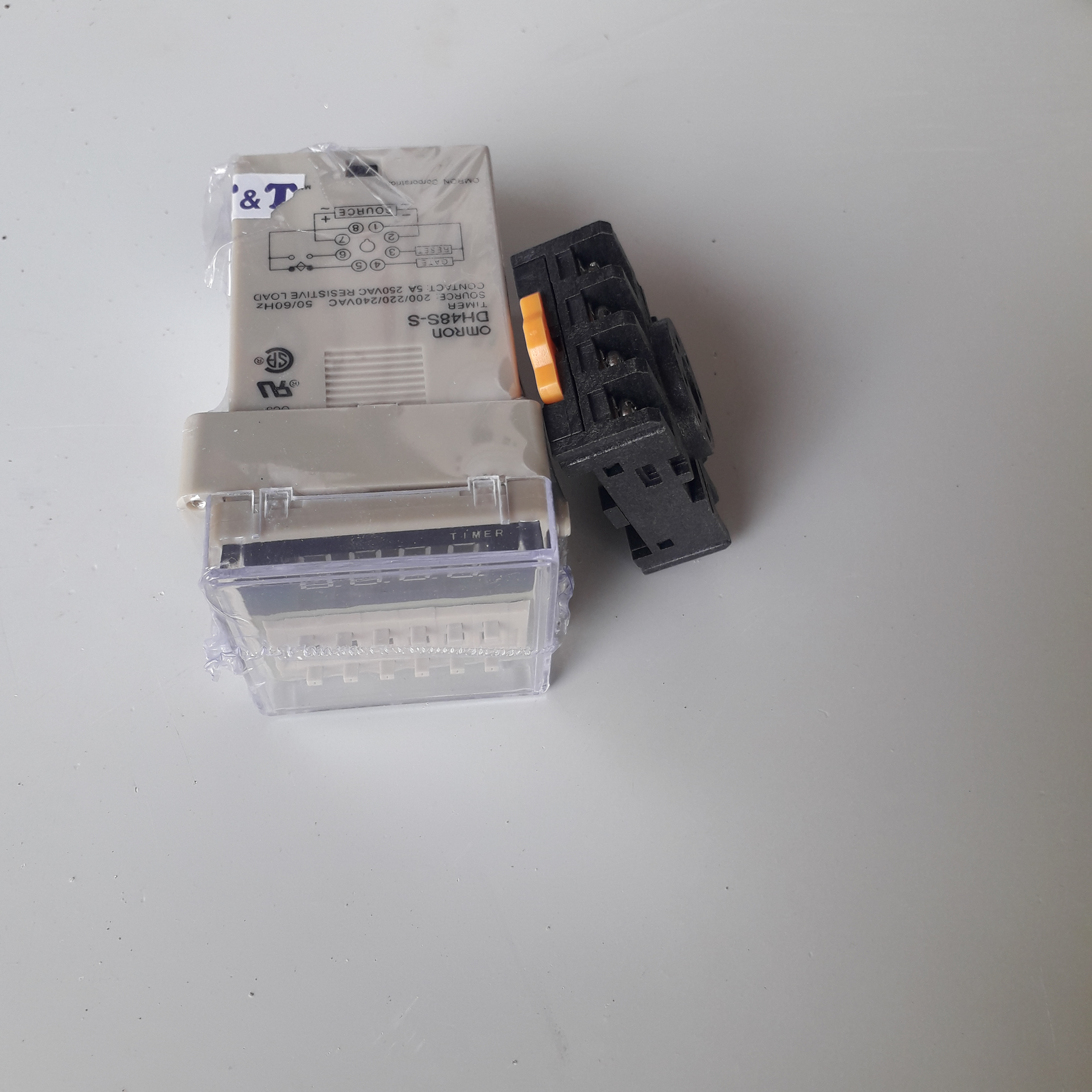 Rơle relay thời gian DH48S-2Z loại tốt kèm đế
