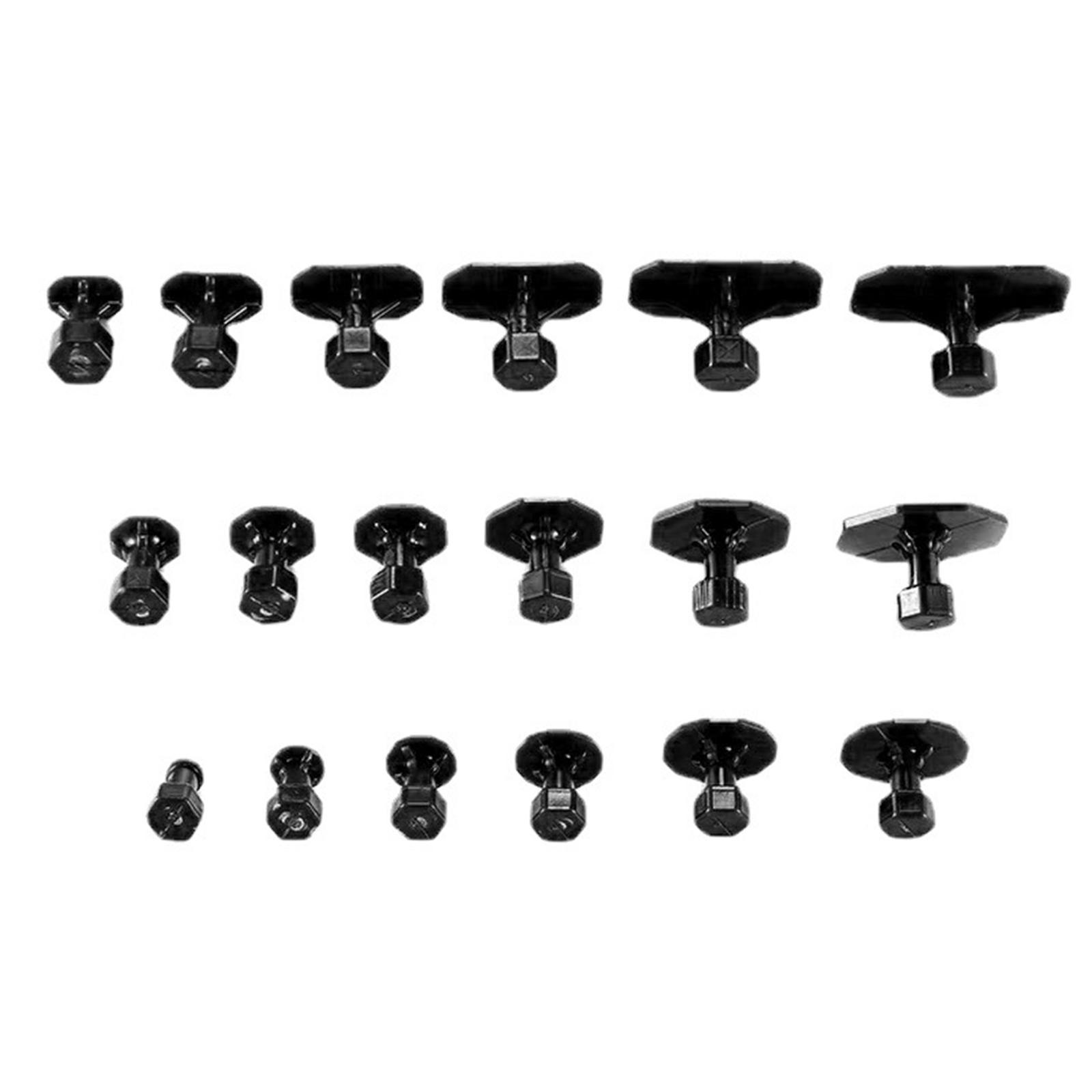 18Pcs Car  Puller Paintless  Repair Nylon Small Professional Hand Tools Car  Remover for Vehicle SUV Cars Hail Damage Dents