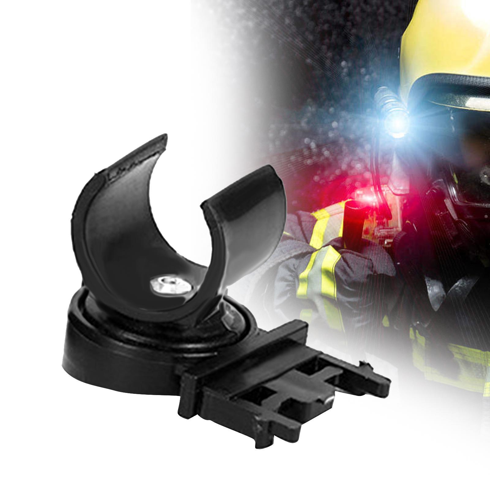 Flashlight Holder Flashlight Clamp Accessories  Light Holder Easy Installation Black Flashlight Mounting Bracket