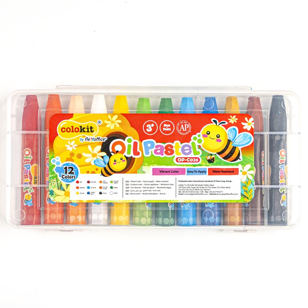 Hộp sáp dầu Oil Pastel Thiên Long Colokit - Tiêu chuẩn châu Âu