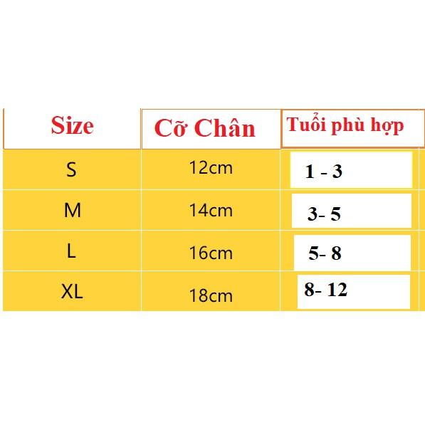 Set 5 đôi tất loại dày cho bé trai, bé gái từ 1- 12 tuổi