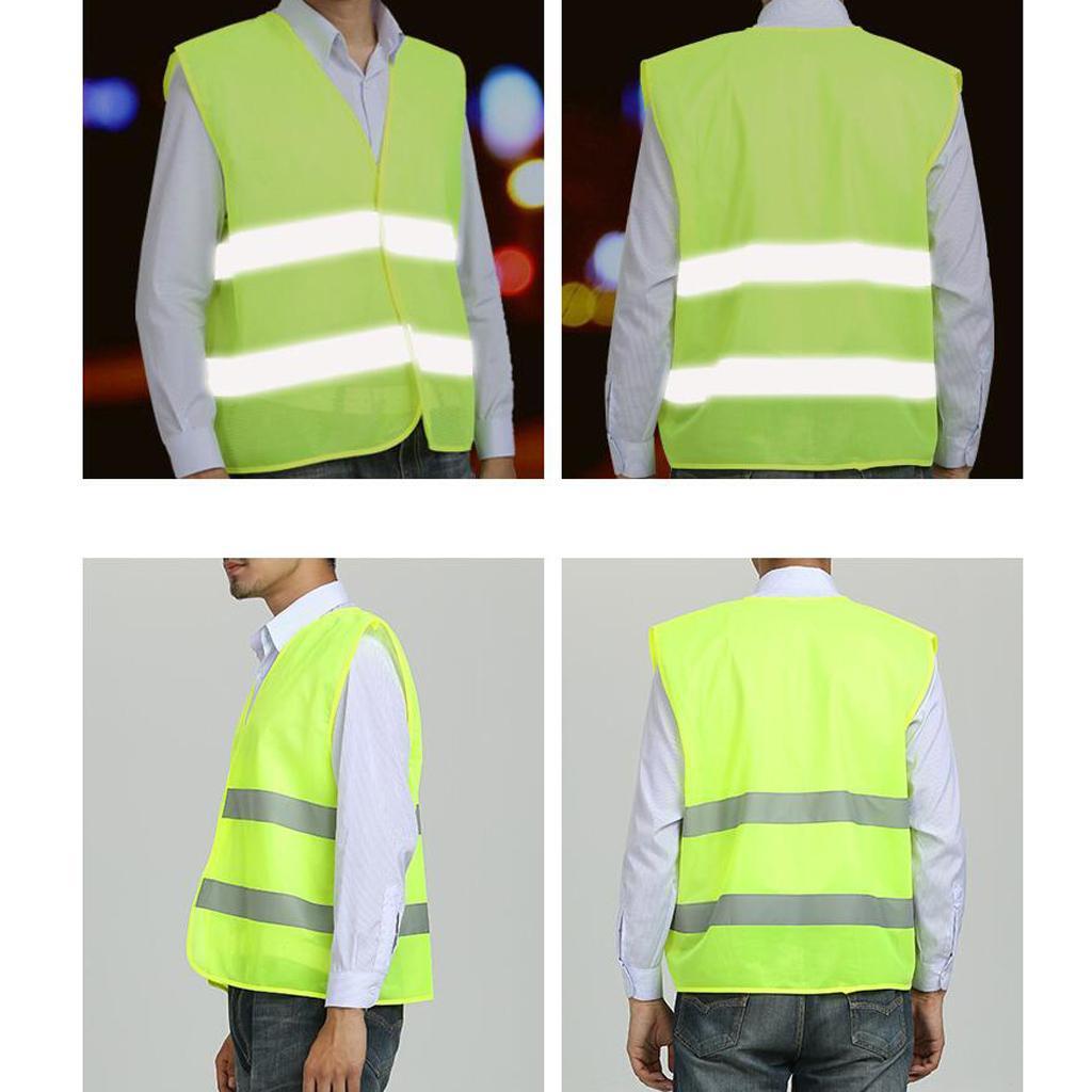 High Visibility Neon  Vest  Reflective Jacket Universal