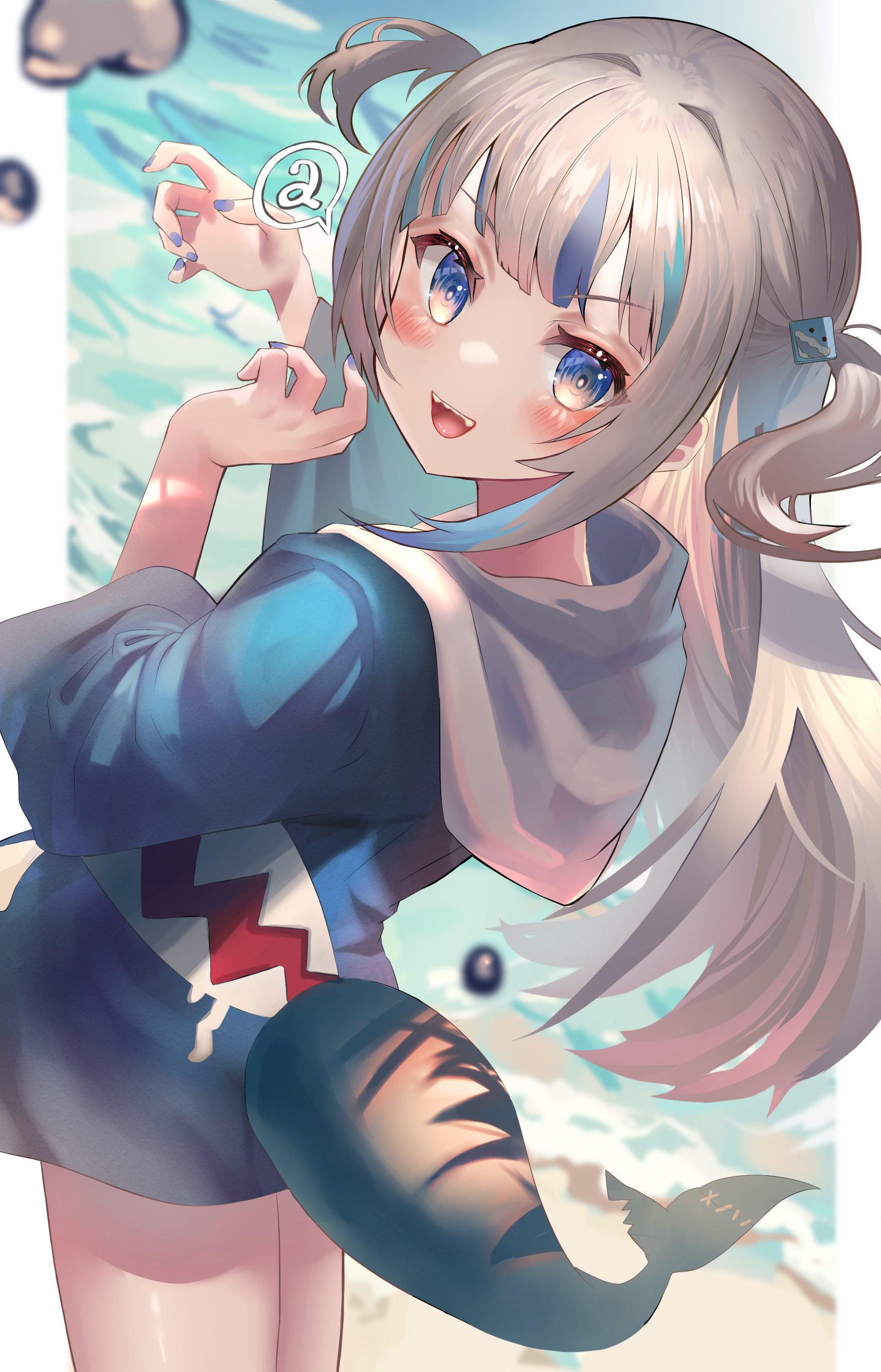 SET 3 Tranh Poster Gawr Gura-Hololive A4 21cmx30cm