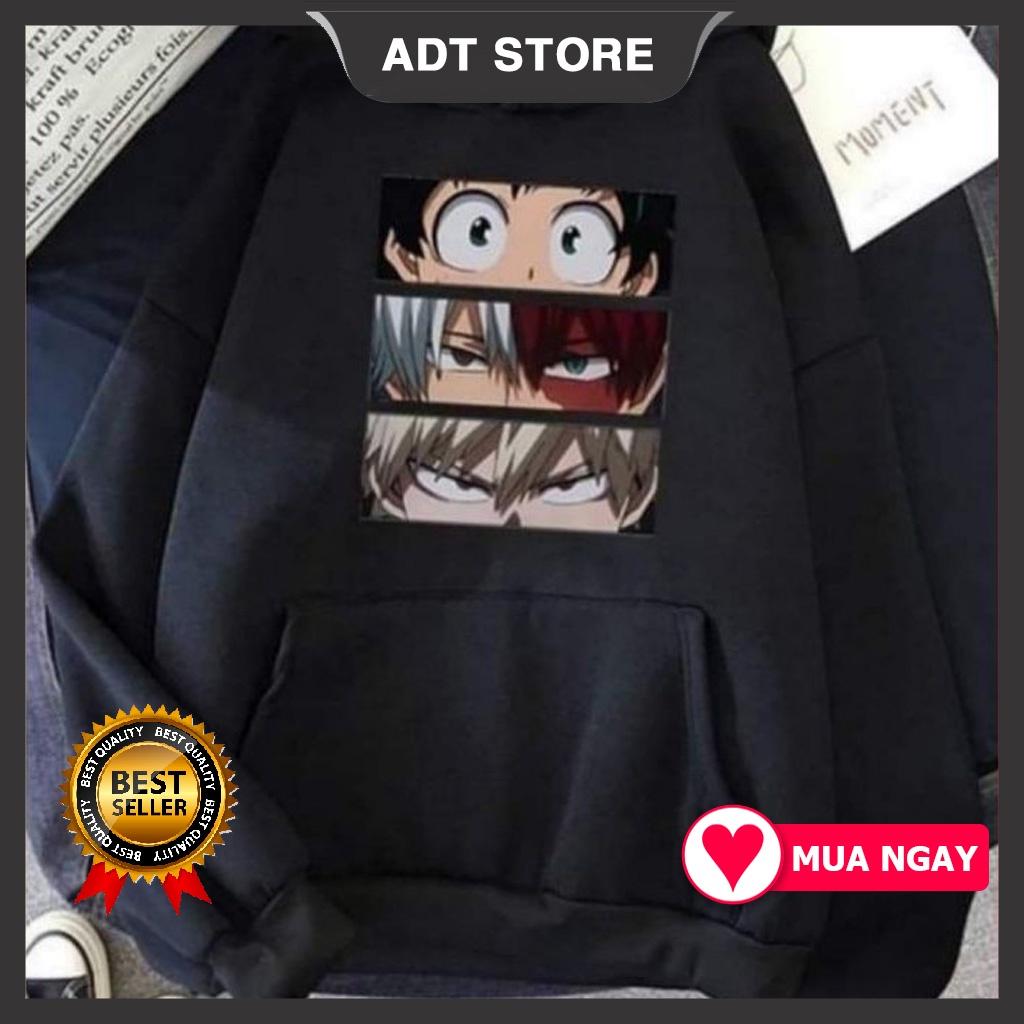 Áo Hoodie In Hình Anime My Hero Academia Shoto Todoroki Bakugo mẫu mới cực HOT giá rẻ