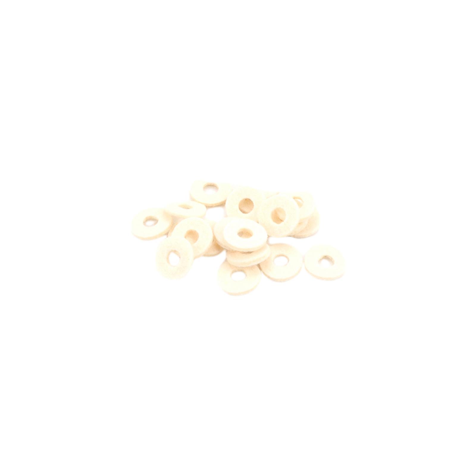 20 Pieces Trumpet Felt Washer Cushion Pad Set for Trumpet Musical Instrument