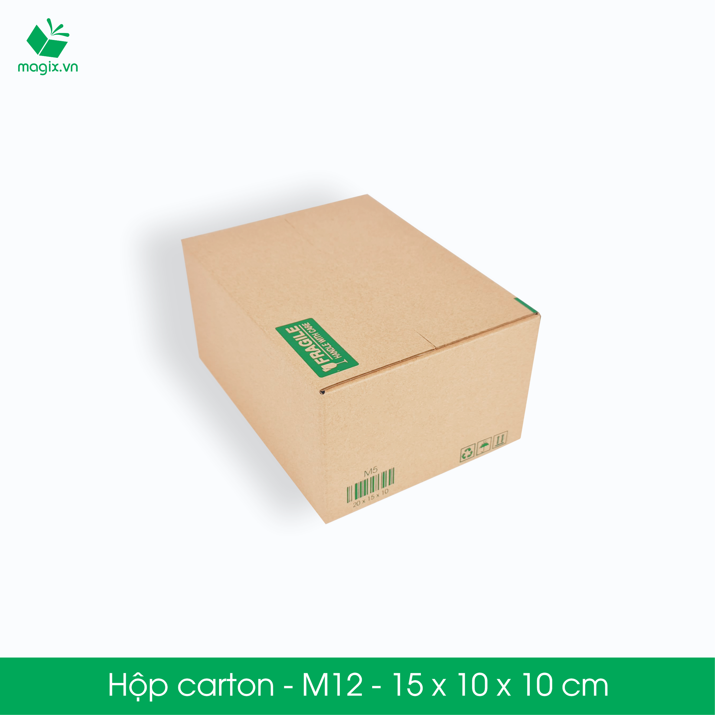 M12 - 15x10x10 cm - 20 Thùng hộp carton