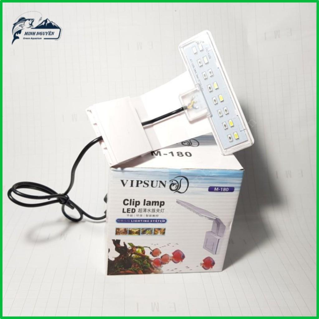 Đèn LED Lẹp Thành Bể Cá RGB M-180 Đèn LED kẹp bể cá bể thúy sinh mini