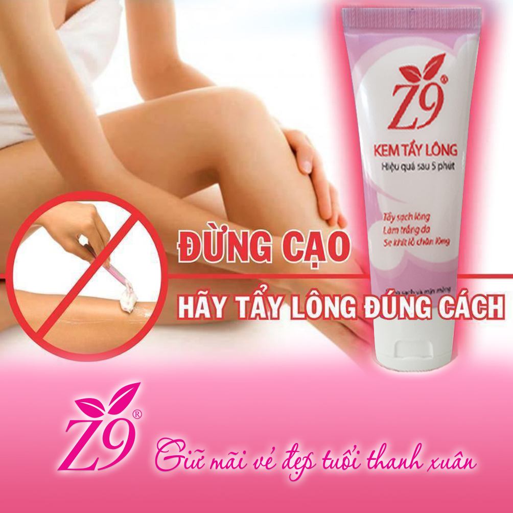 Kem tẩy lông Z9 (60ml) Z25