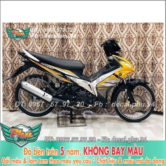 Tem rời Exciter 2006-2010 vàng đen bạc -1