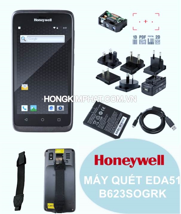 Máy kiểm kho Honeywell ScanPal EDA51 (Hỗ trợ sim 4G) - HÀNG CHÍNH HÃNG