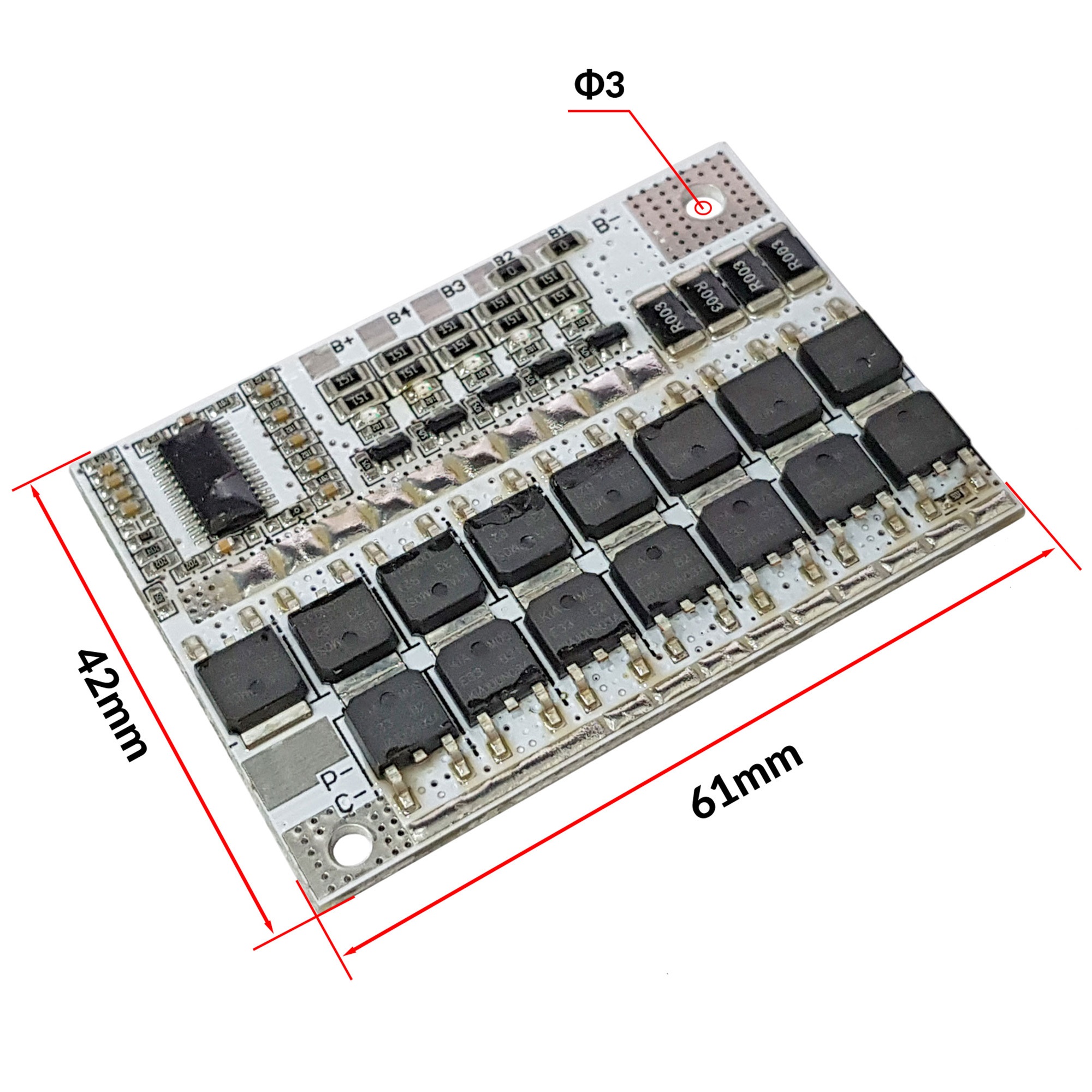 MẠCH SẠC CÂN BẰNG VÀ BẢO VỆ PIN LITHIUM 3.7V 3S 12.6V 100A LOẠI CAO CẤP CÓ IC ĐIỀU KHIỂN