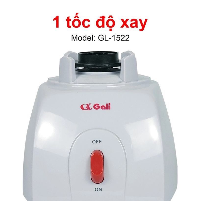 Máy xay sinh tố 2 cối Gali GL-1522 - Hàng chính hãng