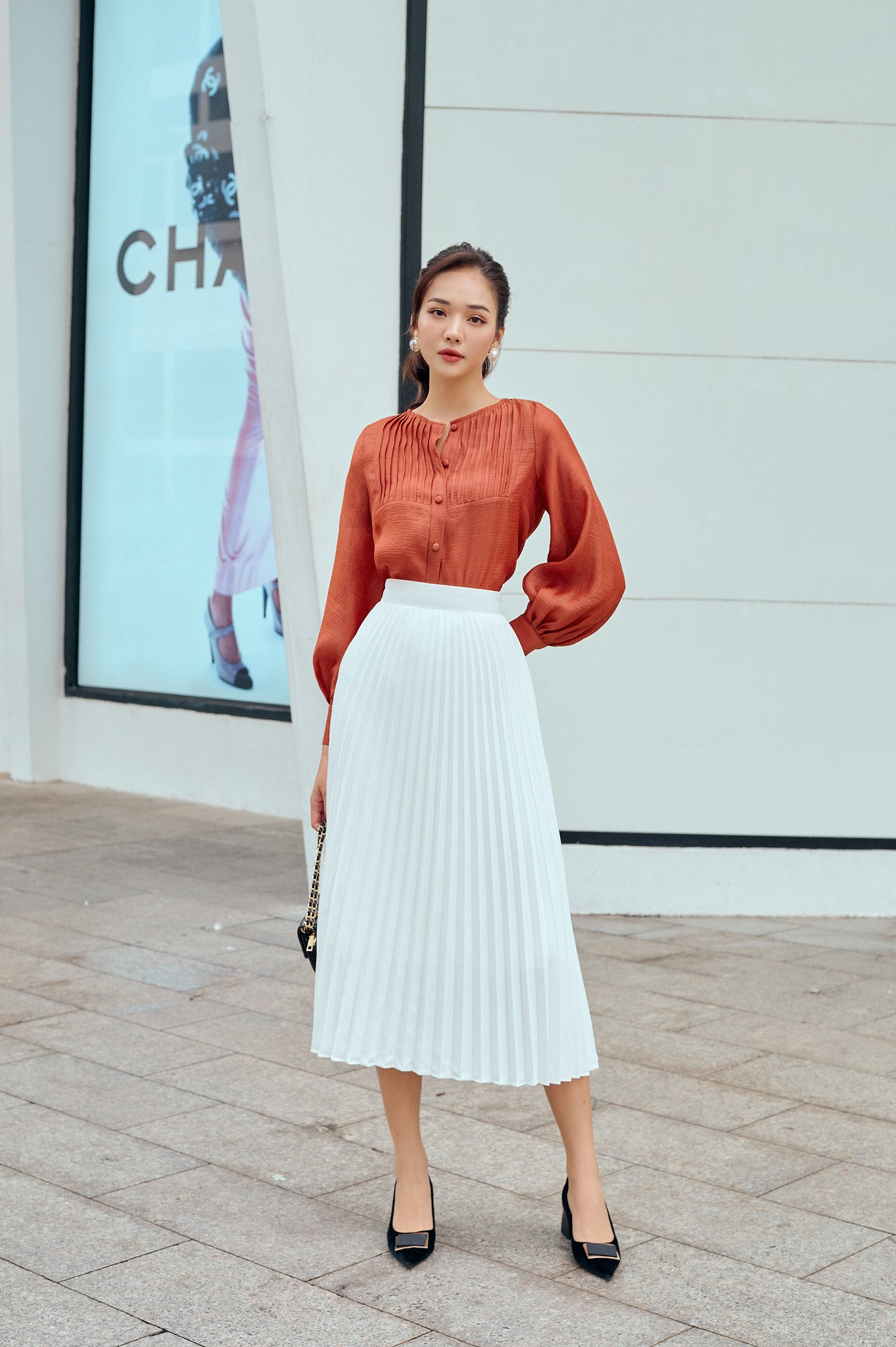 OLV - Áo Dark Amber Long Sleeve Top