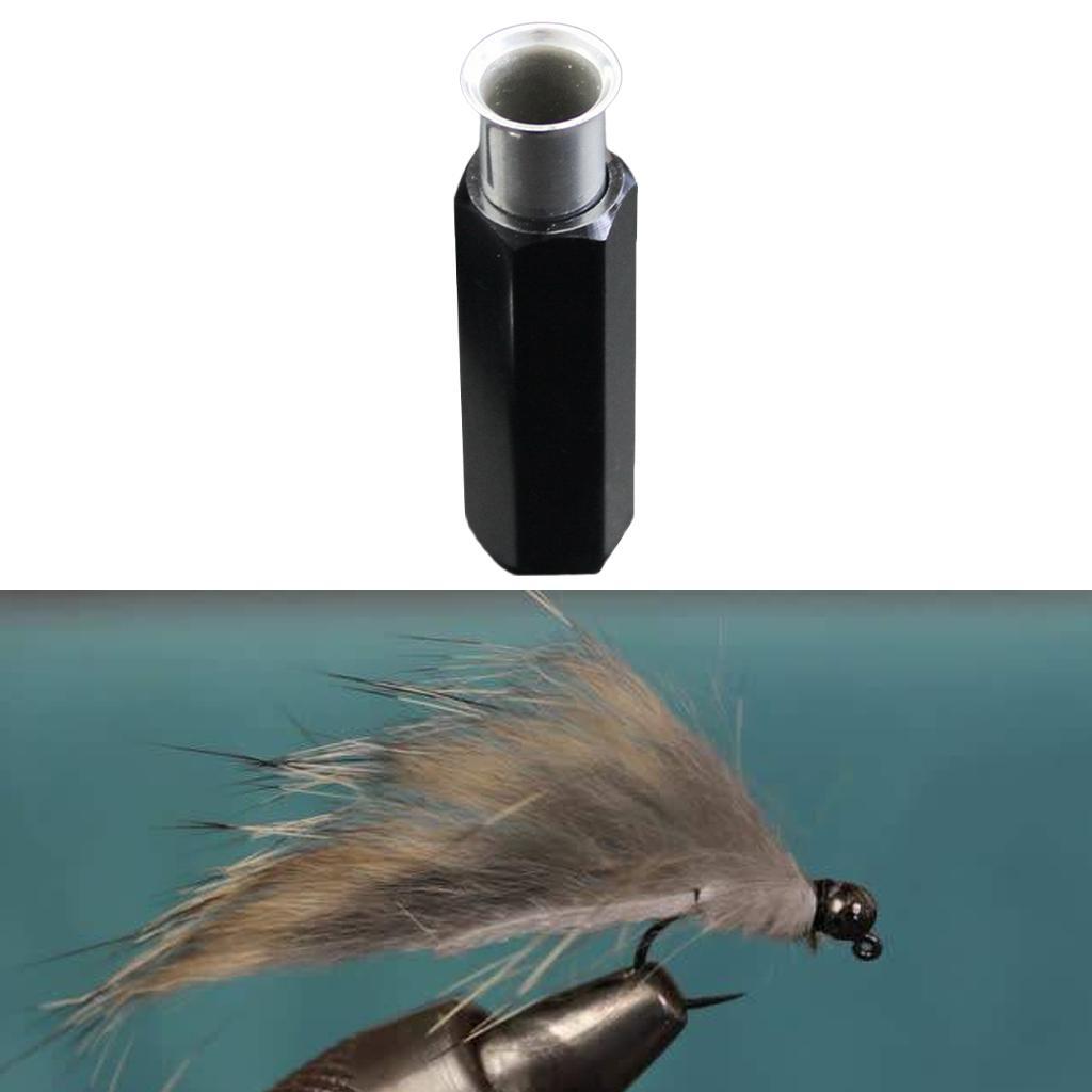 Fly Fishing Hair Stacker Tool Aluminum Fishing Fly Tying New Practical