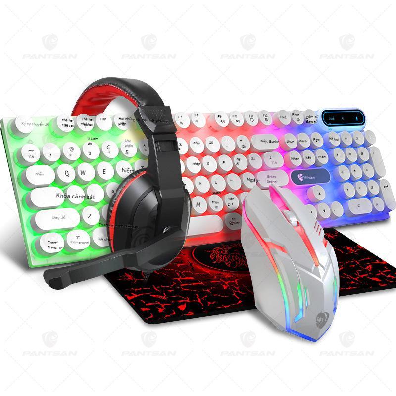 Đảm bảo chất lượng Trung tính Bao bì đầy đủ bằng tiếng Anh Bàn phím được chiếu sáng Chuột Tai nghe Bàn di chuột Ba hoặc bốn bộ Amazon