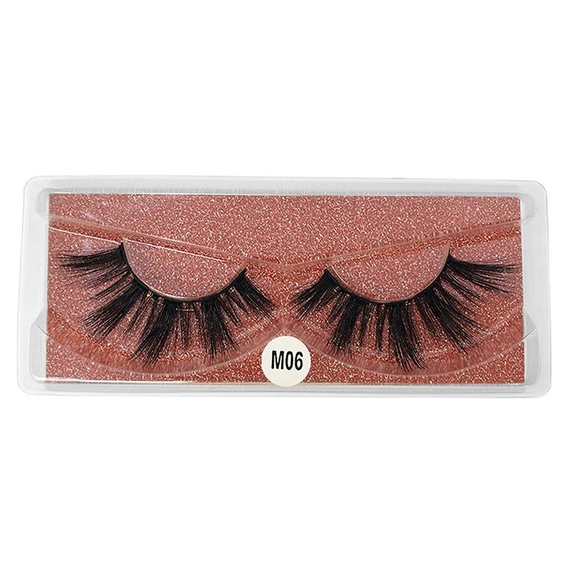 Set 10 cặp lông mi giả 3D bằng sợi tổng hợp