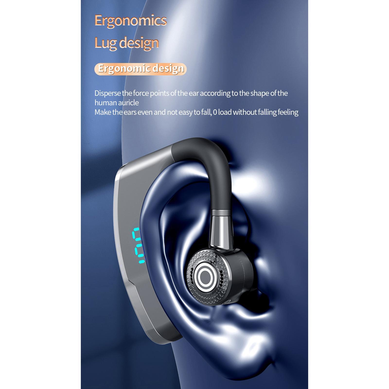 Bluetooth Headset Waterproof Noise Cancelling Rotatable Wireless Headphone for Driving