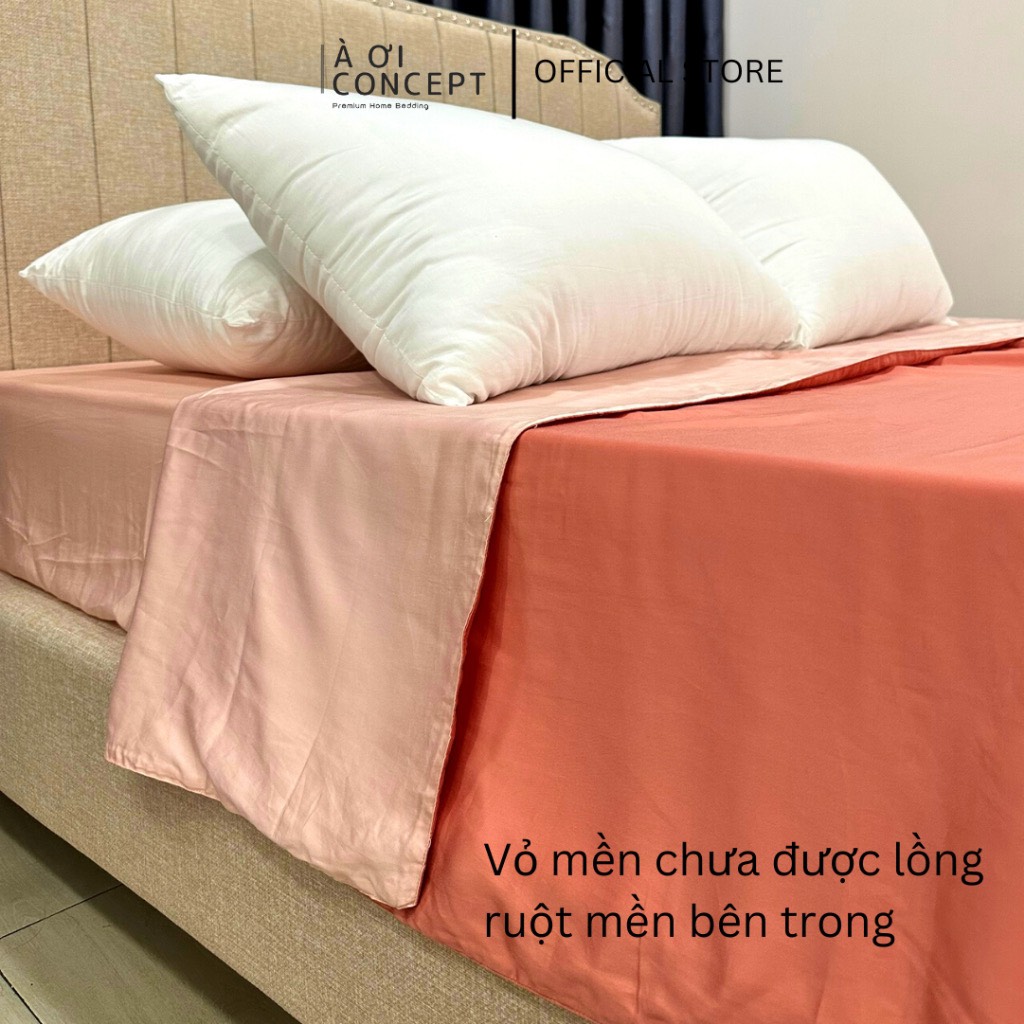 Vỏ Mền Lồng Ruột Lụa Tencel Hàn Quốc Cao Cấp Hoa Văn Nhiều Màu Kích Thước 1M6 Đến 2M4