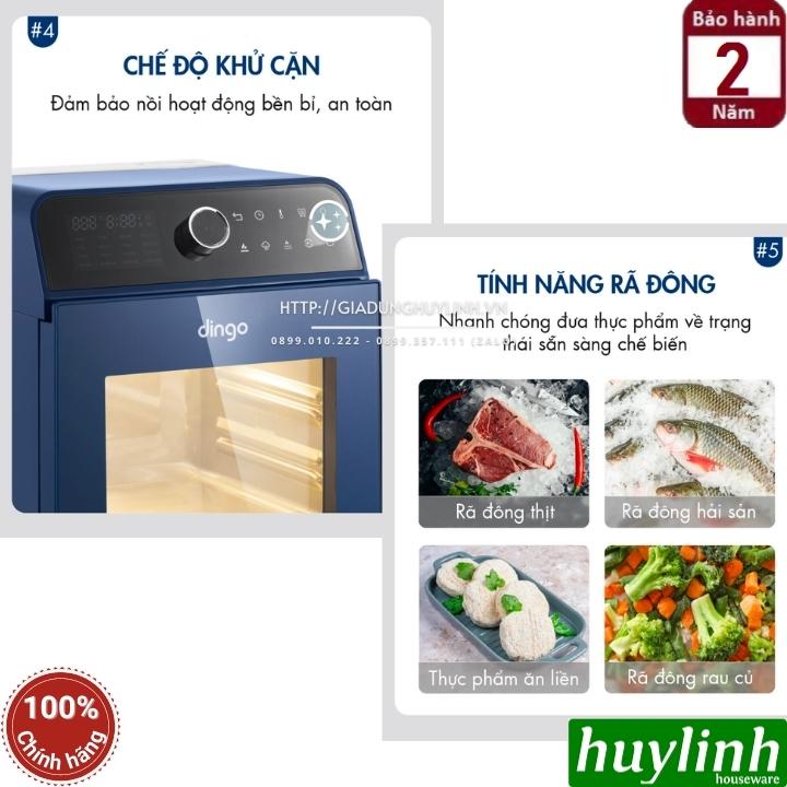 Nồi chiên - hấp hơi nước siêu nhiệt Dingo DSF16 - Dung tích 16 lít - 21 chức năng - [Tặng máy xay DCB500 đến 15-2] - Hàng chính hãng