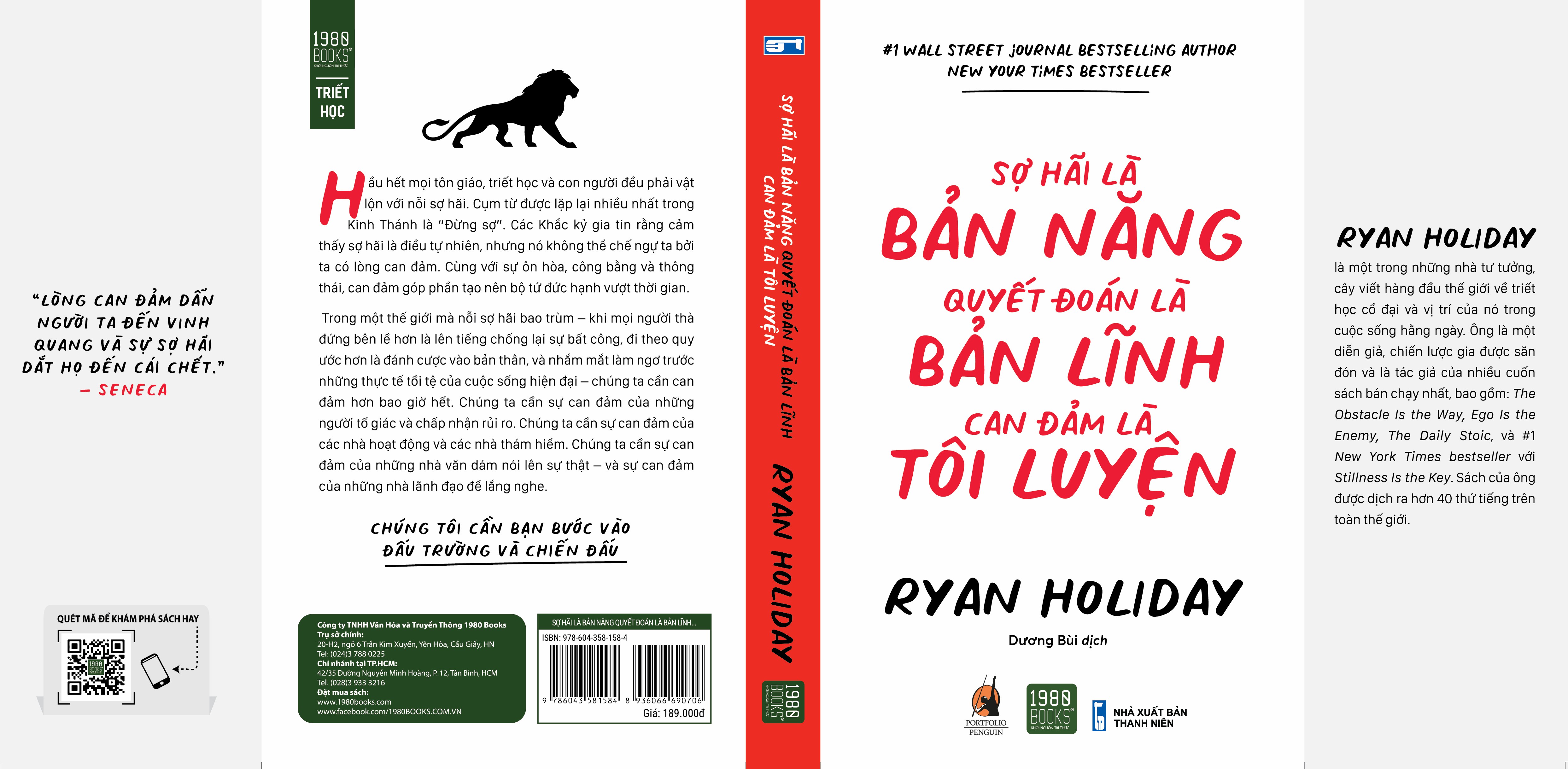 Sách - Sợ hãi là bản năng, quyết đoán là bản lĩnh, can đảm là tôi luyện - 1980Books