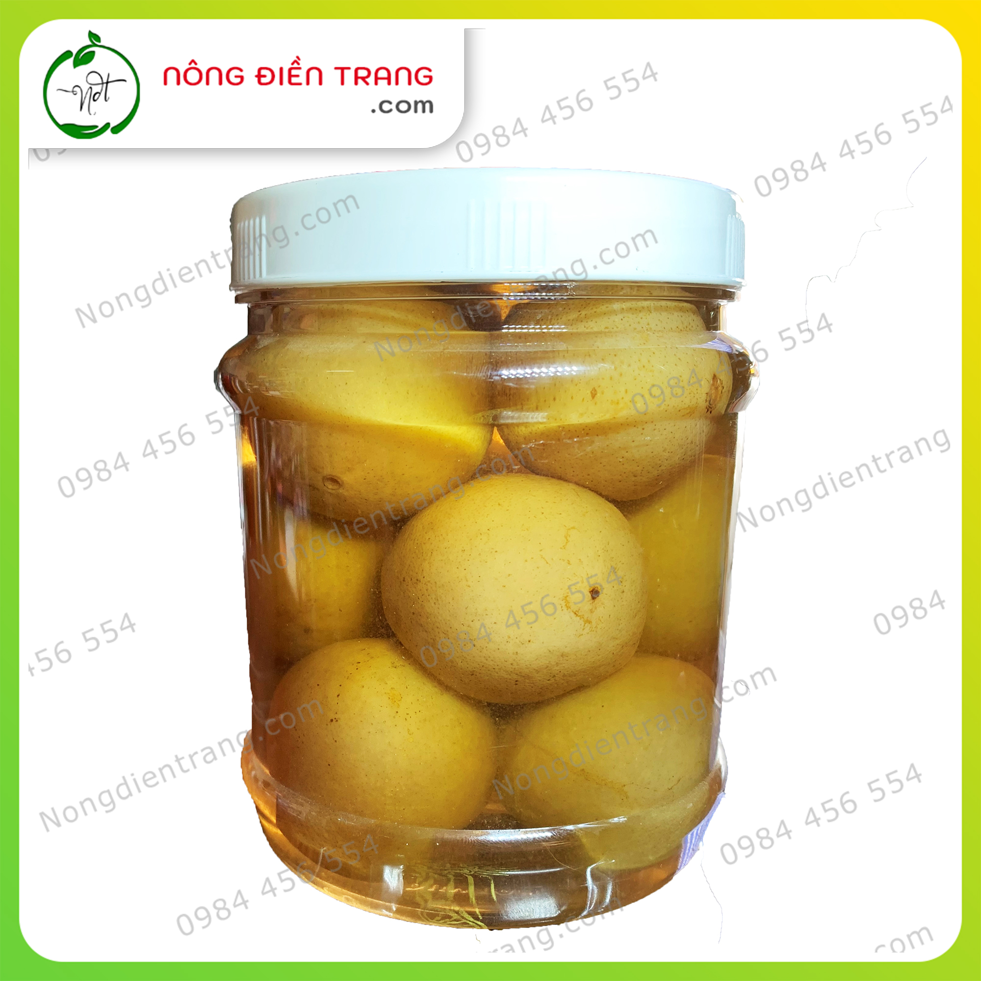 Chanh Muối Bến Tre 900g - Chanh muối mềm có mật, nhà làm, nguyên chất 100%, cam kết đảm bảo không hóa chất VTNN Nông Điền Trang