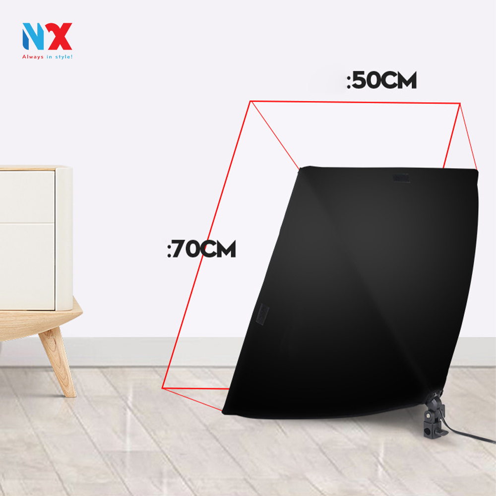 Bộ đèn studio điều chỉnh ánh sáng và nhiệt độ màu chụp ảnh, quay phim, Livestream chuyên nghiệp PARABOL - Softbox