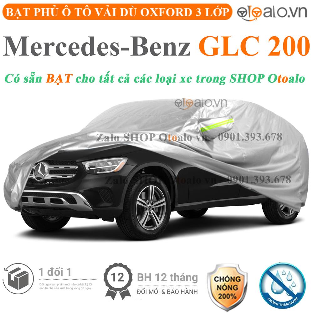 Bạt che phủ xe ô tô Mercedes Benz GLC 200 vải dù 3 lớp CAO CẤP BPXOT - OTOALO