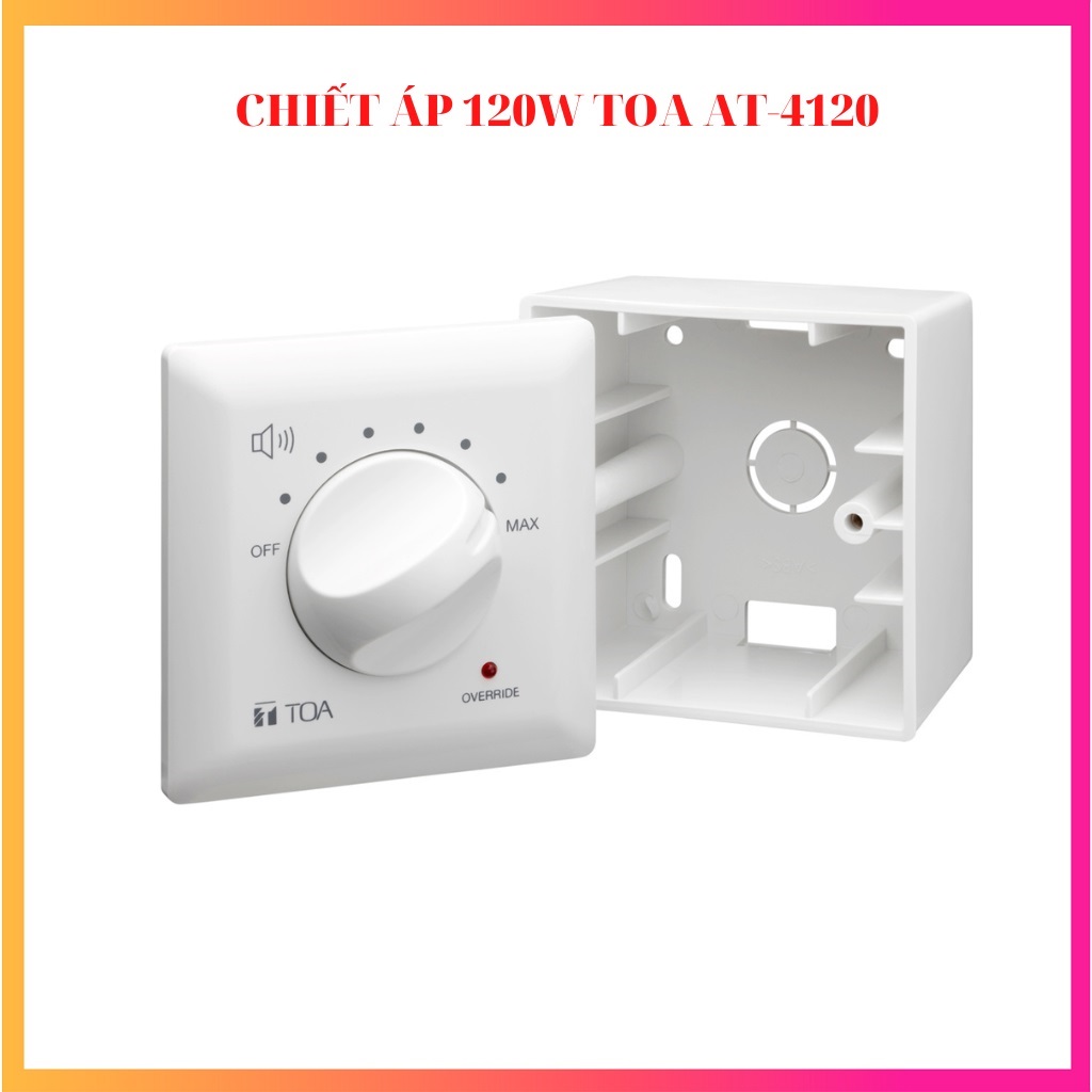 Chiết áp điều chỉnh âm lượng 120W TOA AT-4120 - Hàng Chính Hãng