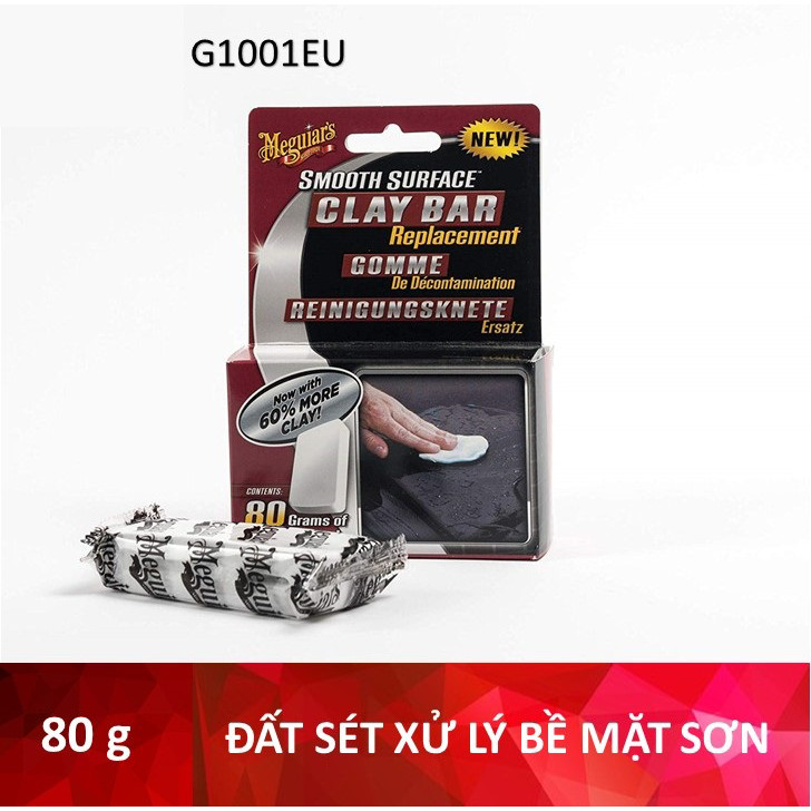 Meguiar's Đất sét - Smooth Surface Clay Bar, G1001EU, 80 gram