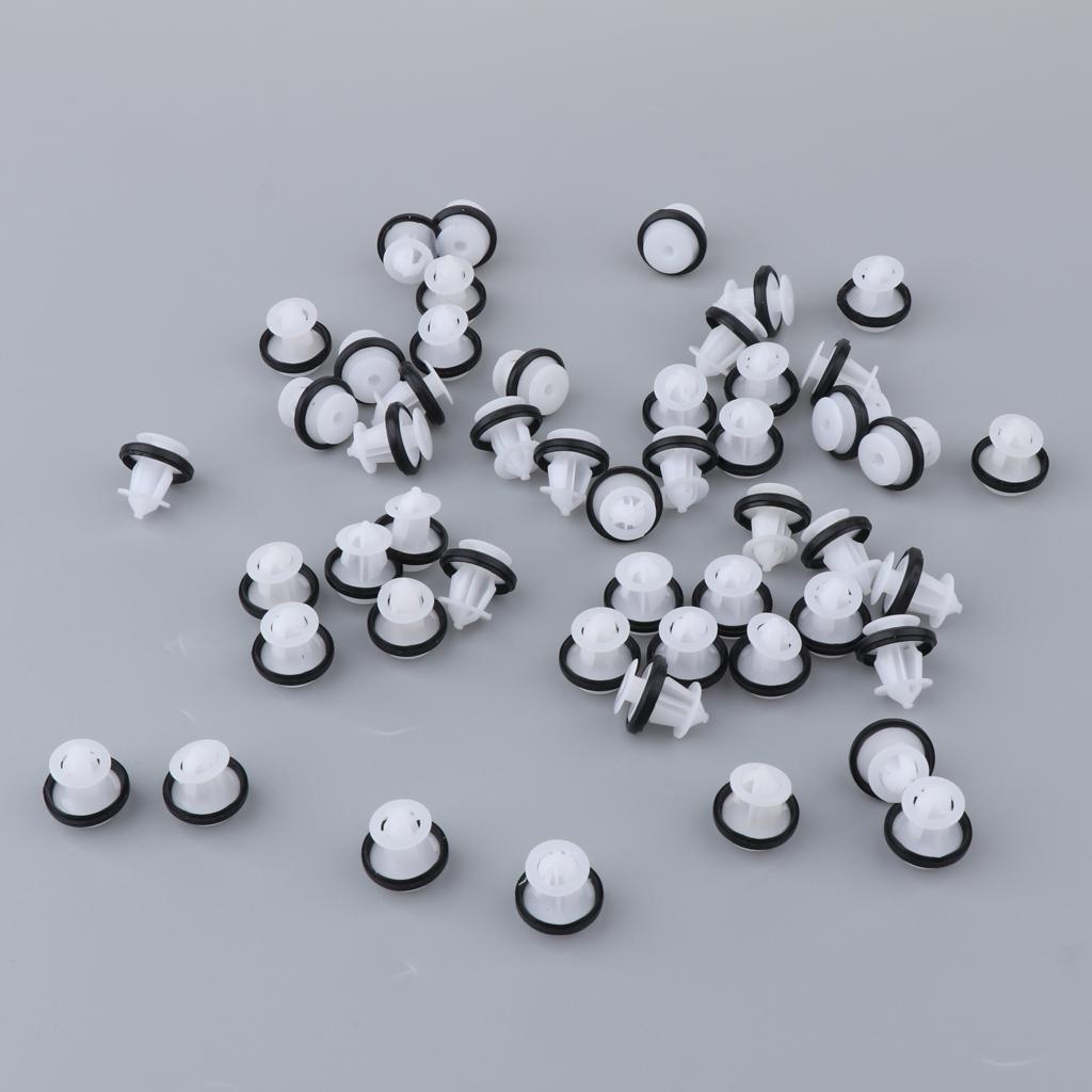 50 Pieces Car Door Rivets Bumper Trim Panel Retainer Clip