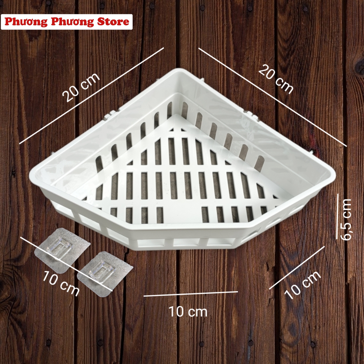 KỆ GÓC DÁN TƯỜNG ĐA NĂNG KHÔNG CẦN KHOAN VÍT