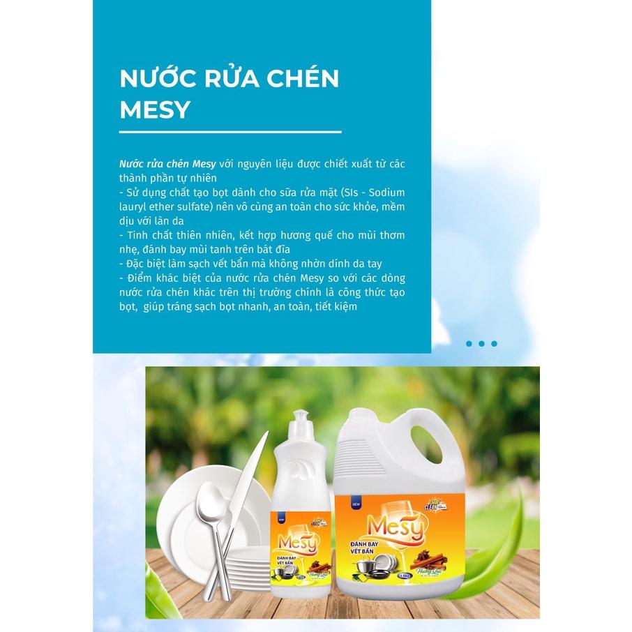 Nước rửa chén Mesy hương quế loại 3.6 L