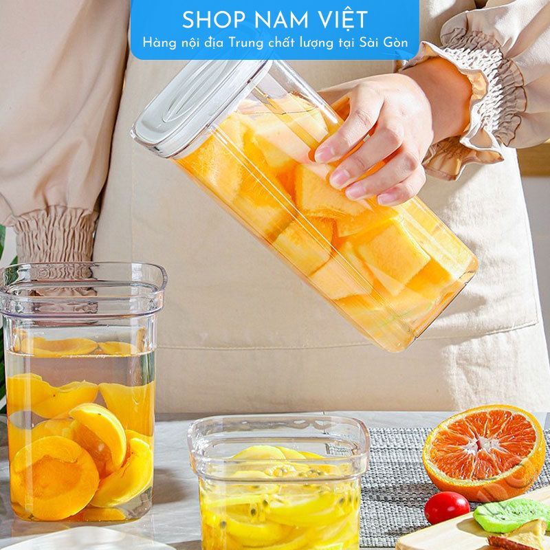 Hộp đựng đồ khô, bảo quản thực phẩm nắp vặn chân không nhiều kích cỡ