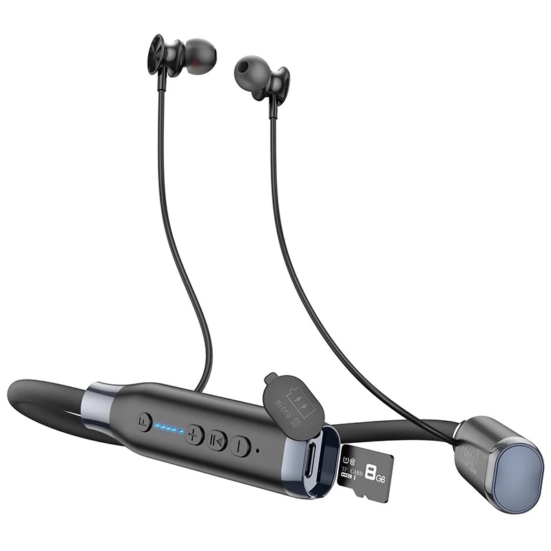Tai nghe thể thao đeo cổ Sothing Hoco ES62, tai nghe bluetooth hỗ trợ mic đàm thoại, 120h nghe nhạc- Hàng chính hãng