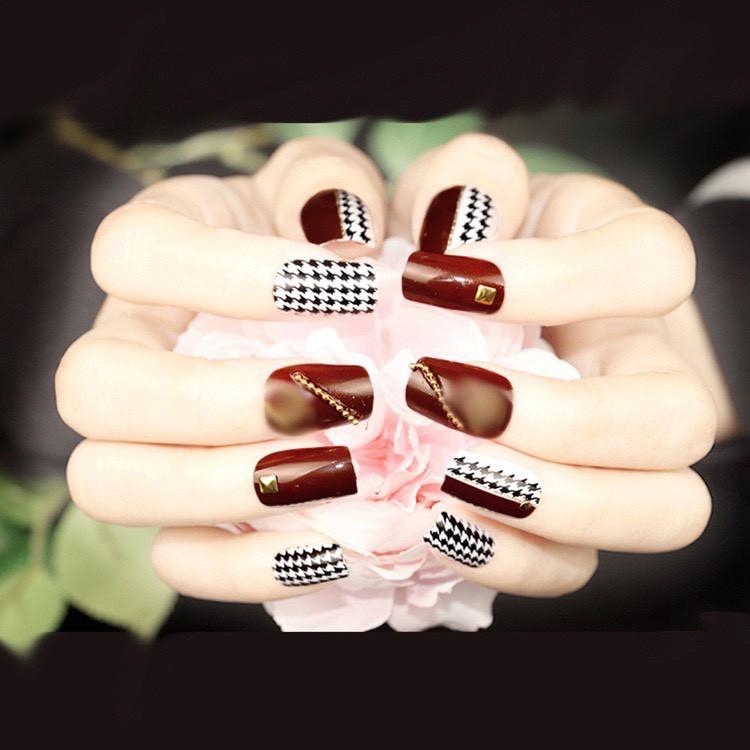 Set 24 Móng Tay Gỉa DIY Họa Tiết Cực Đẹp - NAIL ĐẸP+