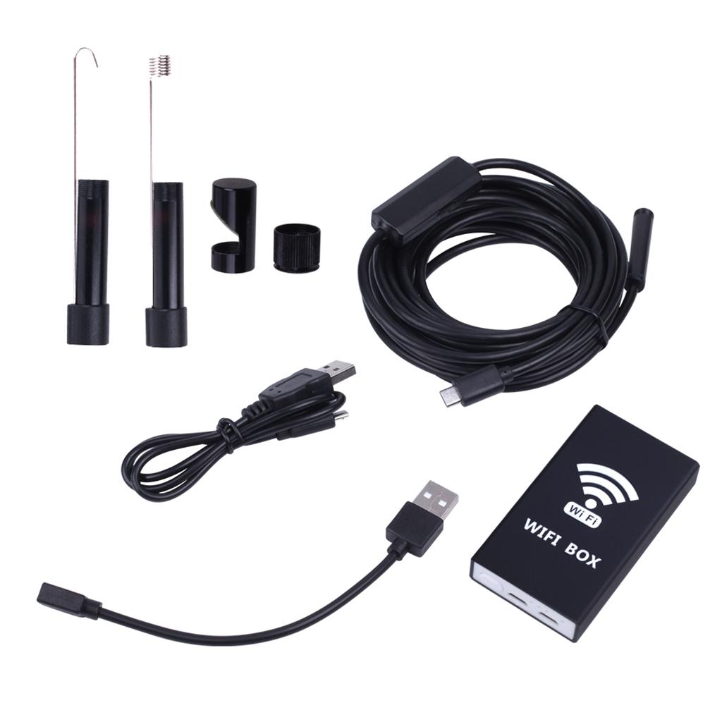 5.5mm USB Inspection Camera HD 1200P IP67 Rigid Tube Wireless Wifi Borescope