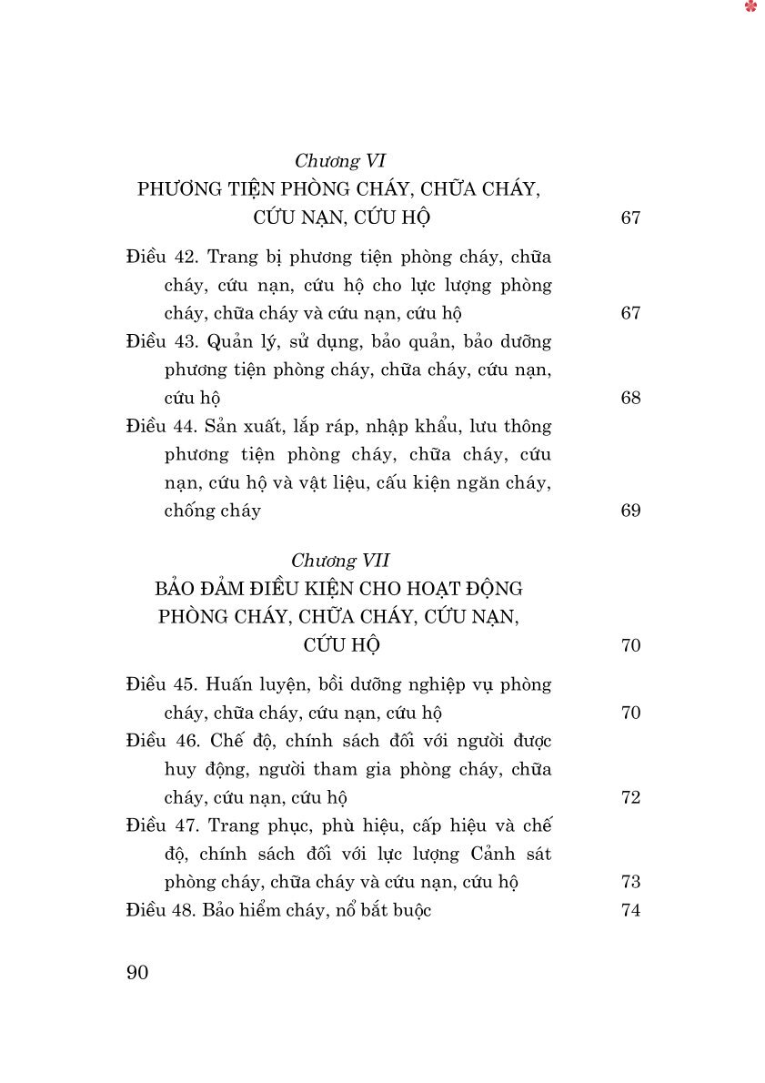 Luật phòng cháy, chữa cháy và cứu nạn, cứu hộ năm 2024 - bản in 2025