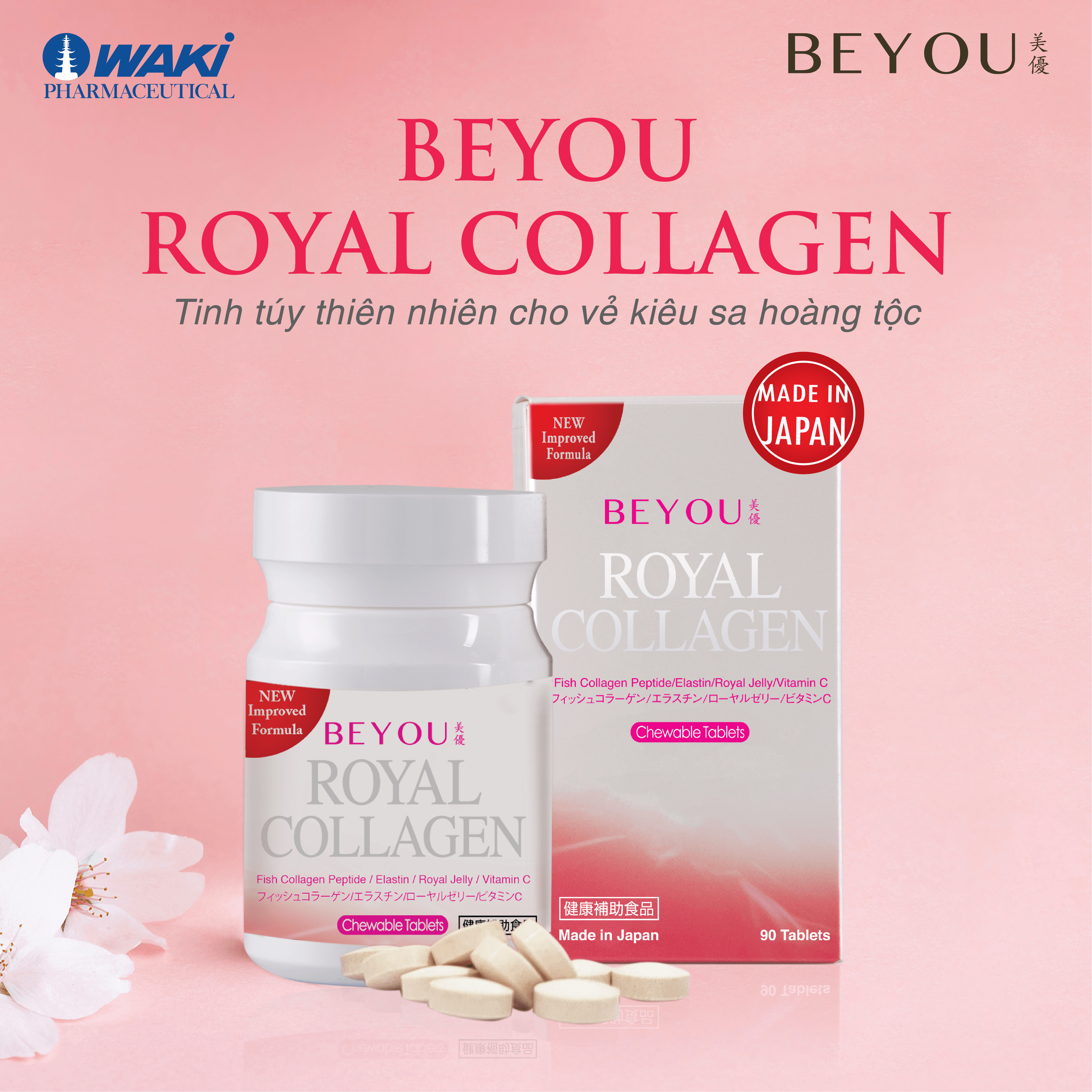 BEYOU Royal Collagen - Làm chậm quá trình lão hóa da, tăng độ đàn hồi cho da