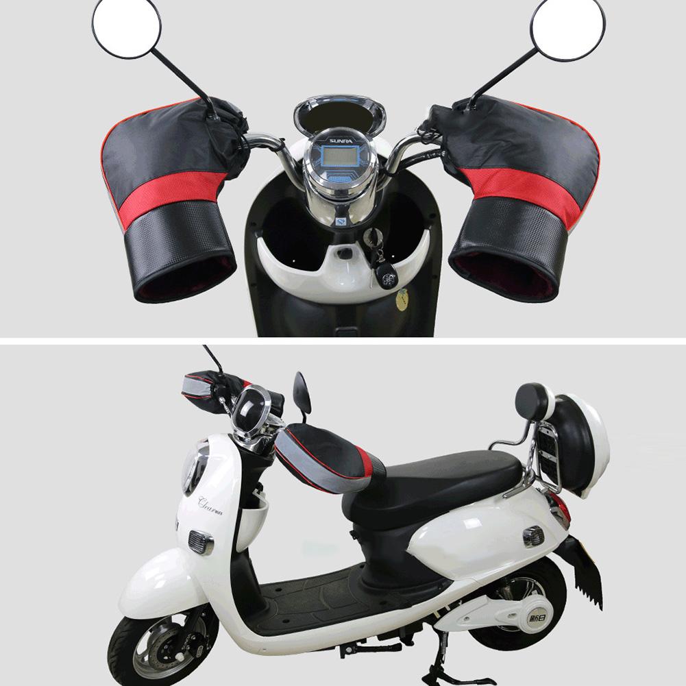 Bảo Vệ Xe Máy Tay Cầm Bịt Xe Tay Ga Dày Ấm Tay Cầm Thanh Bịt Chống Mưa Găng Tay Xe Máy Xe Tay Ga Moto Color: B