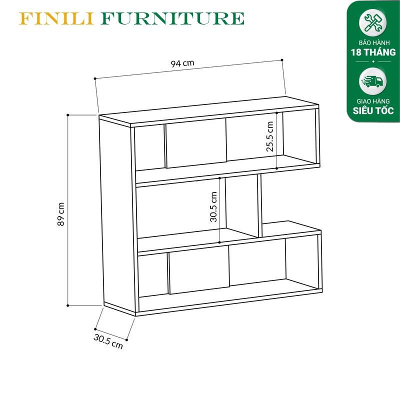 Kệ trang trí sofa-Kệ trang trí kết hợp kệ sách nhỏ tiện dụng FKT3