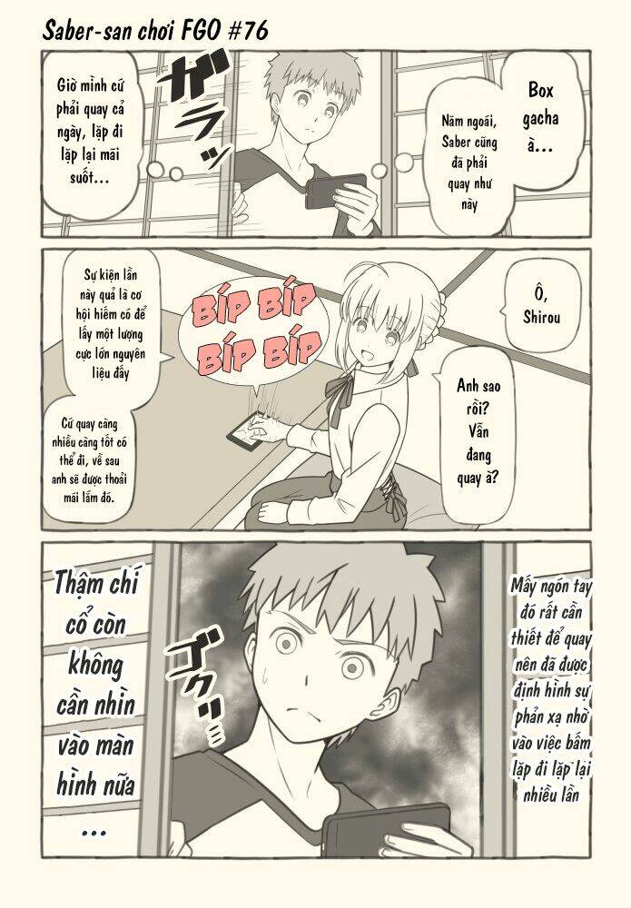 saber-san chơi fgo! chapter 51 34
