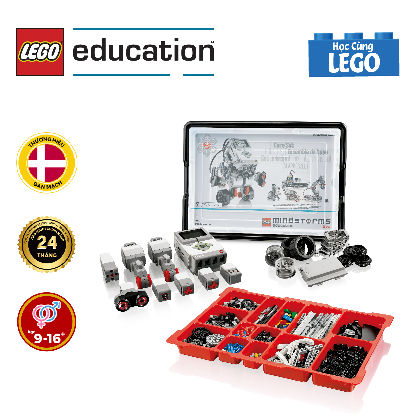 Đồ Chơi LEGO EDUCATION Bộ Kỹ Sư Robot Ev3 Cơ Bản  45544