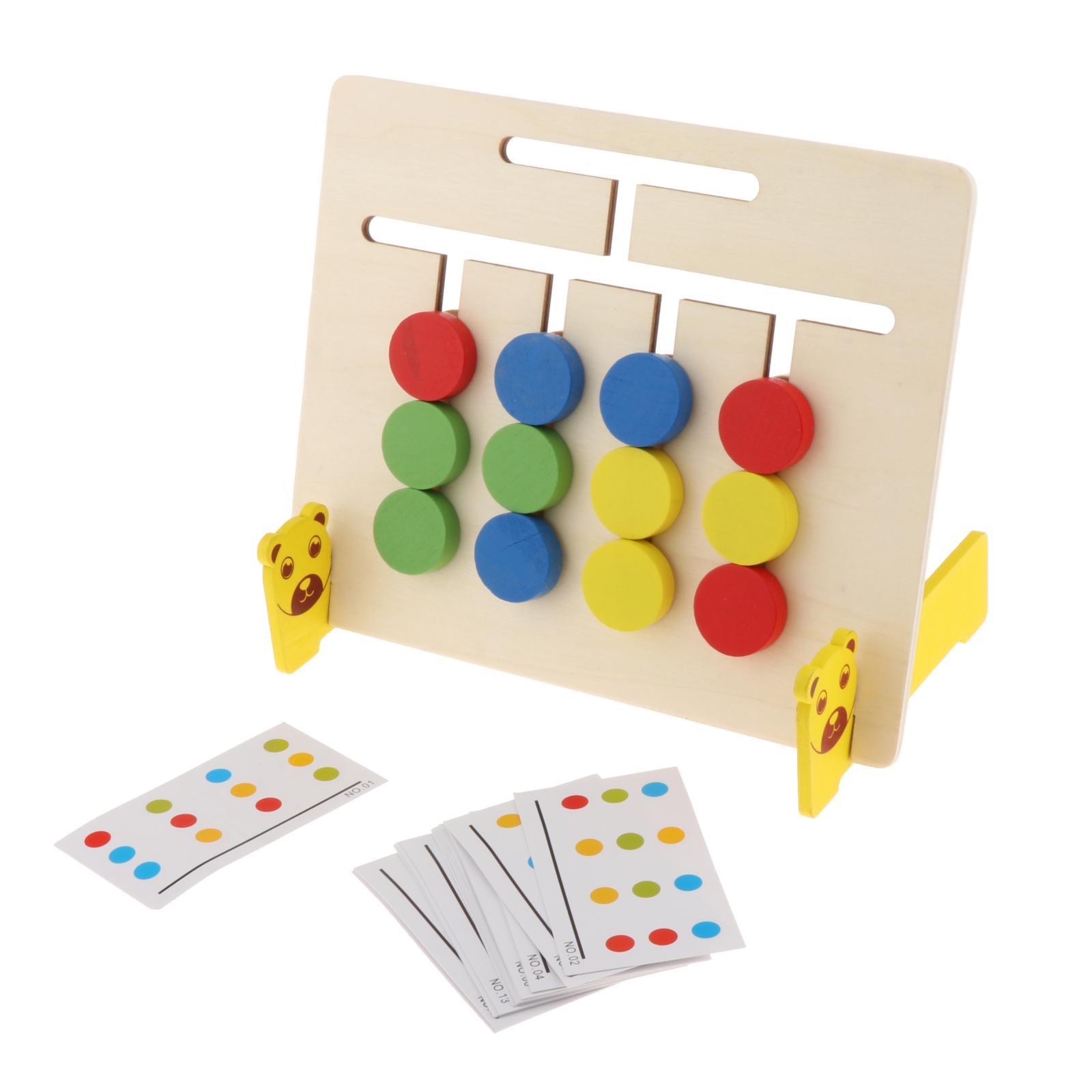Color & Pattern Puzzle Game Montessori Toy Educational Logic Game