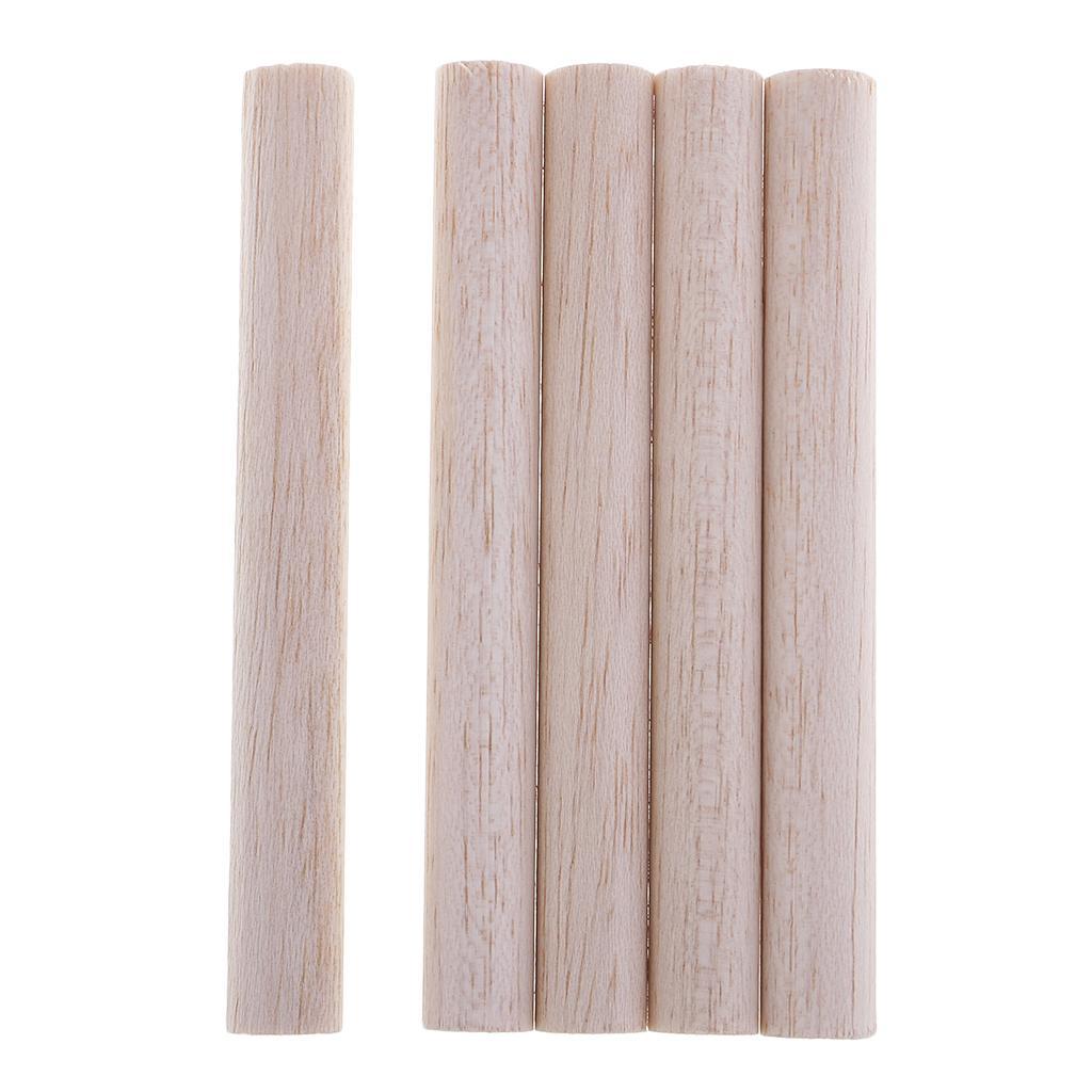 2x 5/10x Balsa Wood Dowel Rod Stick DIY Craft Model Wood Building Constructions