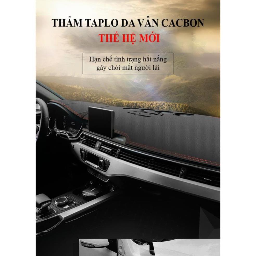 Thảm Taplo Da Vân Carbon Cao Cấp Cho Xe Ô Tô Toyota Corolla Cross - thảm da loại 1