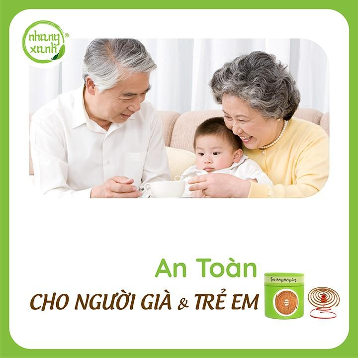 Nhang Vòng Trầm Hương Nhang Thiền - 90g - 48 vòng - Hộp Xanh - Nhang Thiền